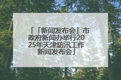 「新闻发布会」市政府新闻办举行2025年天津防汛工作新闻发布会