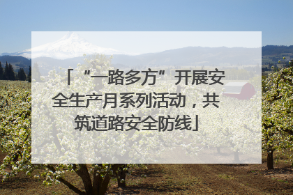 “一路多方”开展安全生产月系列活动，共筑道路安全防线