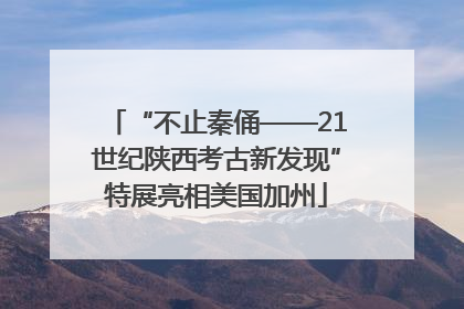 “不止秦俑——21世纪陕西考古新发现”特展亮相美国加州