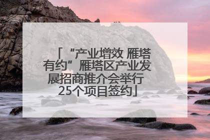 “产业增效 雁塔有约”雁塔区产业发展招商推介会举行 25个项目签约