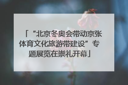 “北京冬奥会带动京张体育文化旅游带建设”专题展览在崇礼开幕