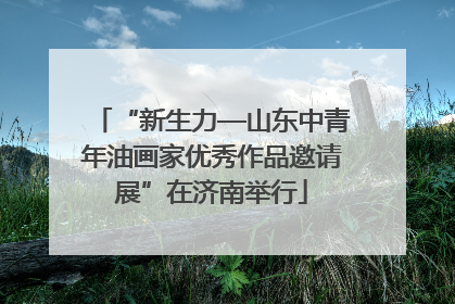 “新生力—山东中青年油画家优秀作品邀请展”在济南举行