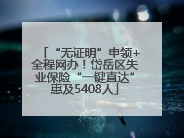 “无证明”申领+全程网办！岱岳区失业保险“一键直达”惠及5408人