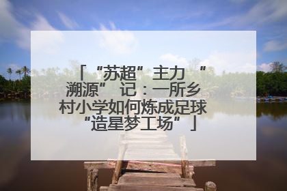 “苏超”主力 “溯源” 记：一所乡村小学如何炼成足球 “造星梦工场”