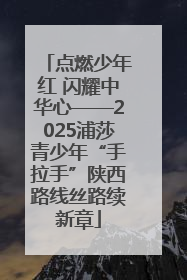 点燃少年红 闪耀中华心——2025浦莎青少年“手拉手”陕西路线丝路续新章