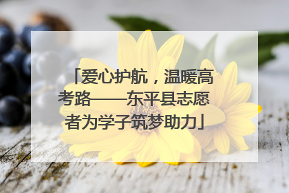 爱心护航，温暖高考路——东平县志愿者为学子筑梦助力