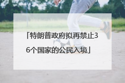 特朗普政府拟再禁止36个国家的公民入境