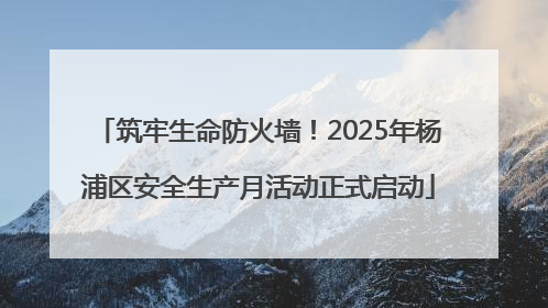 筑牢生命防火墙！2025年杨浦区安全生产月活动正式启动