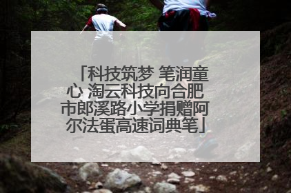 科技筑梦 笔润童心 淘云科技向合肥市郎溪路小学捐赠阿尔法蛋高速词典笔