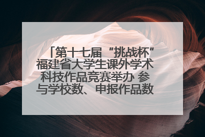 第十七届“挑战杯”福建省大学生课外学术科技作品竞赛举办 参与学校数、申报作品数创历史新高