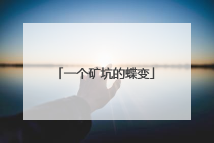 一个矿坑的蝶变