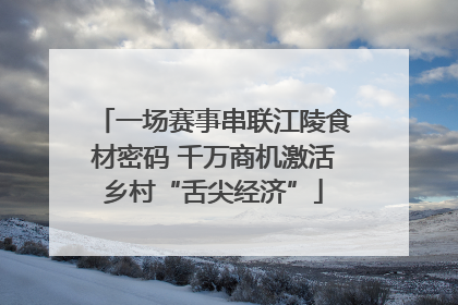 一场赛事串联江陵食材密码 千万商机激活乡村“舌尖经济”