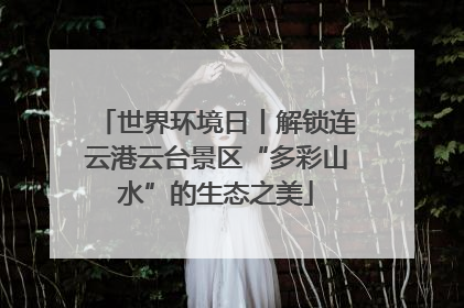 世界环境日丨解锁连云港云台景区“多彩山水”的生态之美