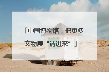 中国博物馆，把更多文物展“请进来”