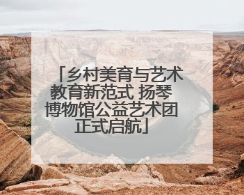 乡村美育与艺术教育新范式 扬琴博物馆公益艺术团正式启航