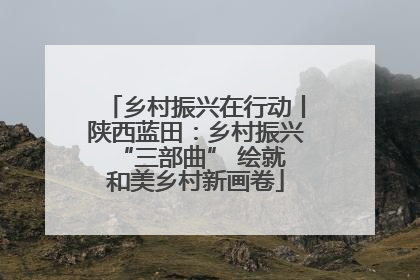 乡村振兴在行动丨陕西蓝田：乡村振兴 “三部曲” 绘就和美乡村新画卷