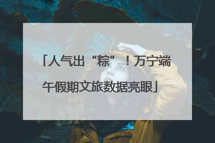 人气出“粽”！万宁端午假期文旅数据亮眼