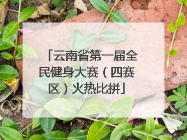 云南省第一届全民健身大赛（四赛区）火热比拼