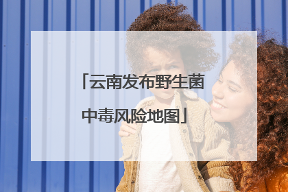 云南发布野生菌中毒风险地图