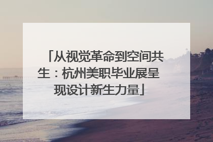 从视觉革命到空间共生：杭州美职毕业展呈现设计新生力量