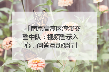 南京高淳区淳溪交警中队：视频警示入心，问答互动促行