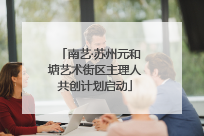 南艺·苏州元和塘艺术街区主理人共创计划启动