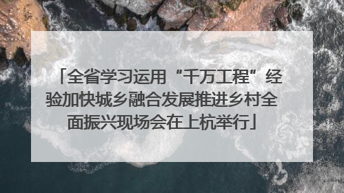 全省学习运用“千万工程”经验加快城乡融合发展推进乡村全面振兴现场会在上杭举行