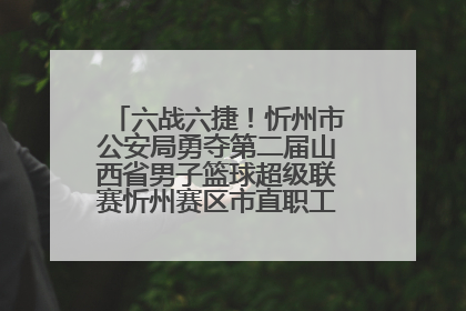 六战六捷！忻州市公安局勇夺第二届山西省男子篮球超级联赛忻州赛区市直职工组比赛冠军