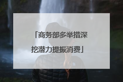 商务部多举措深挖潜力提振消费