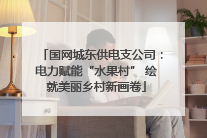 国网城东供电支公司：电力赋能“水果村” 绘就美丽乡村新画卷