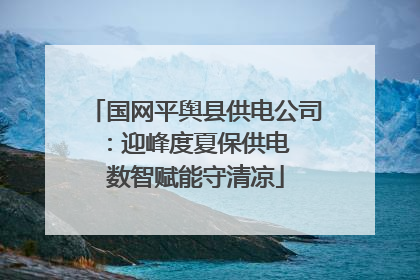 国网平舆县供电公司：迎峰度夏保供电  数智赋能守清凉