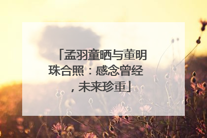 孟羽童晒与董明珠合照：感念曾经，未来珍重