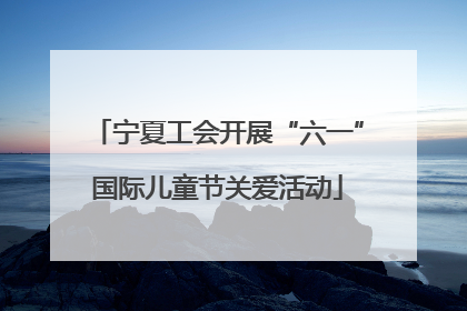 宁夏工会开展“六一”国际儿童节关爱活动