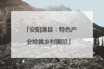 安阳滑县：特色产业绘就乡村图景