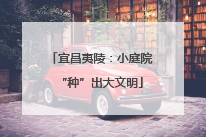 宜昌夷陵：小庭院“种”出大文明