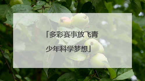 多彩赛事放飞青少年科学梦想