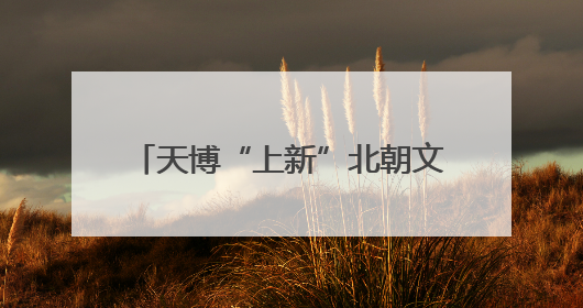 天博“上新”北朝文物展：在这里“遇见”民族融合大舞台