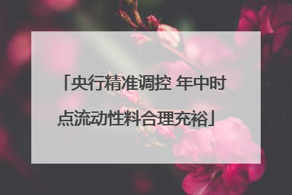 央行精准调控 年中时点流动性料合理充裕