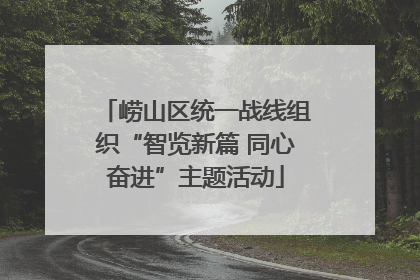 崂山区统一战线组织“智览新篇 同心奋进”主题活动