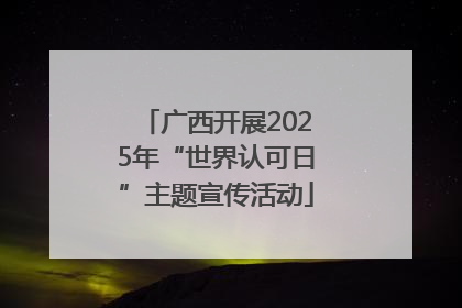 广西开展2025年“世界认可日”主题宣传活动