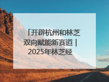 开辟杭州和林芝双向赋能新赛道｜2025年林芝经济开发区招商引资（杭州）推介展销活动在杭举办