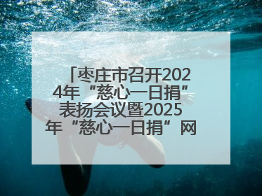 枣庄市召开2024年“慈心一日捐”表扬会议暨2025年“慈心一日捐”网络募捐动员会议