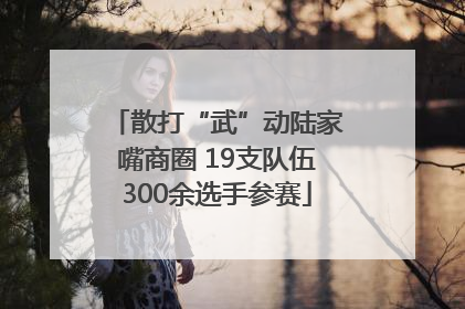 散打“武”动陆家嘴商圈 19支队伍300余选手参赛