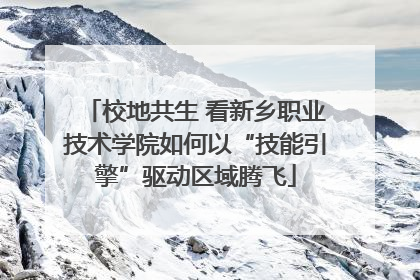 校地共生 看新乡职业技术学院如何以“技能引擎”驱动区域腾飞