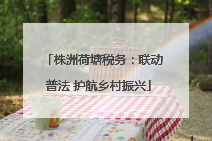 株洲荷塘税务：联动普法 护航乡村振兴