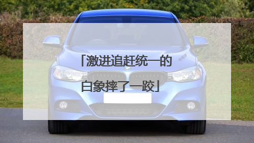 激进追赶统一的白象摔了一跤