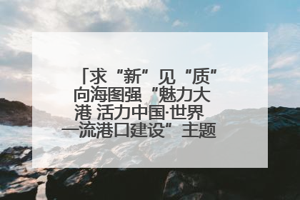 求“新”见“质” 向海图强“魅力大港 活力中国·世界一流港口建设”主题宣传活动走进山东