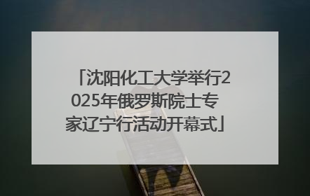 沈阳化工大学举行2025年俄罗斯院士专家辽宁行活动开幕式