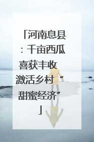 河南息县：千亩西瓜喜获丰收 激活乡村“甜蜜经济”