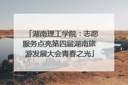 湖南理工学院：志愿服务点亮第四届湖南旅游发展大会青春之光